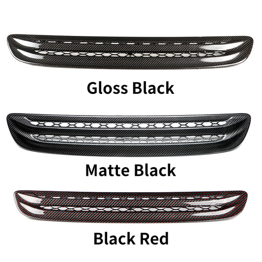 Dry Carbon Fiber Hood Vent Scoop Cover for Honda Civic Type R FL5 front view