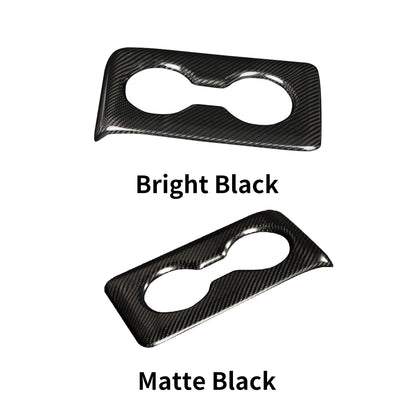 Dry carbon fiber rear cup holder cover Honda Civic Type R FL5