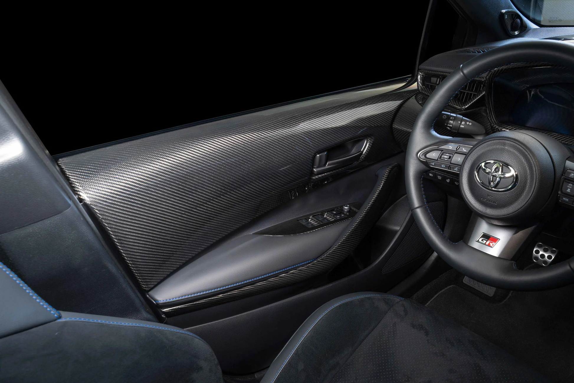 Dryvon dry carbon fiber interior upgrade for GR Corolla
