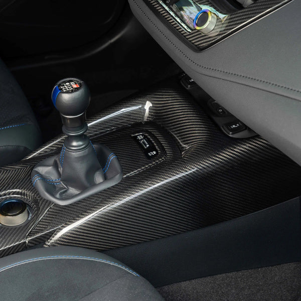 Dry Carbon Fiber Center Console Cover for Toyota GR Corolla 2023-2024