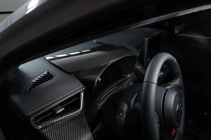 Dry Carbon Fiber Upper Cluster Cover for Toyota GR Corolla 2023+