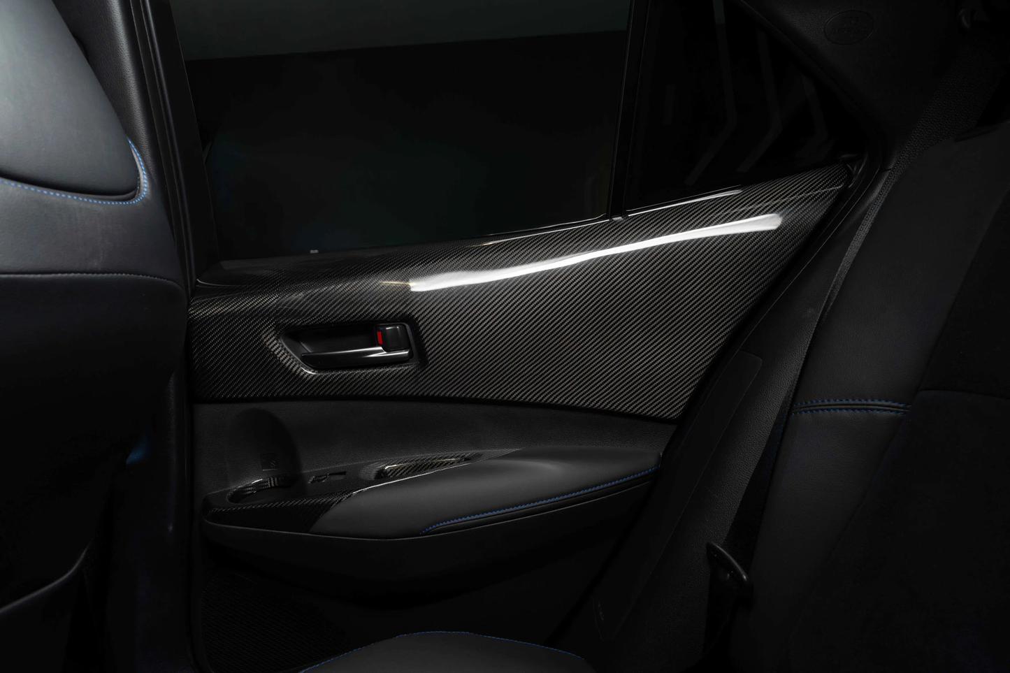 Dry Carbon Fiber Interior Door Panel Covers (4PCS) for Toyota GR Corolla 2023+