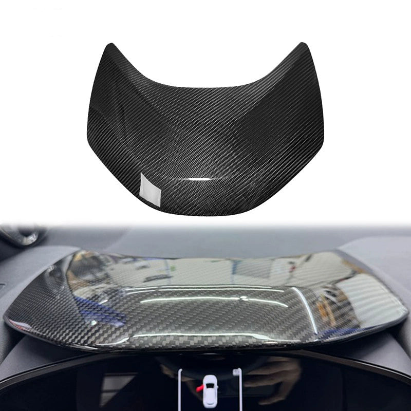 Create Carbon Carbon Fiber Dashboard Cover for 2023-2025 Toyota Corolla GR | Dry Carbon Fiber Instrument Cluster Sunshade Cover