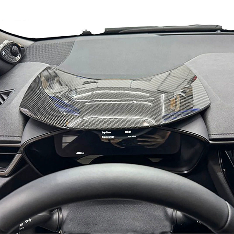 Carbon Fiber Dashboard Cover for 2023-2025 Toyota Corolla GR | Dry Carbon Fiber Instrument Cluster Sunshade Cover