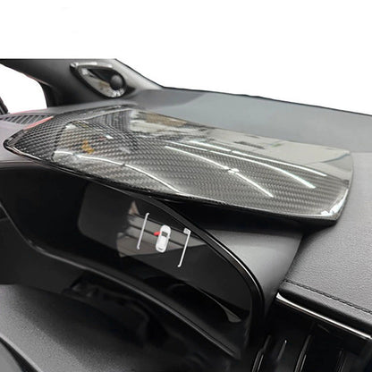 Carbon Fiber Dashboard Cover for 2023-2025 Toyota Corolla GR | Dry Carbon Fiber Instrument Cluster Sunshade Cover