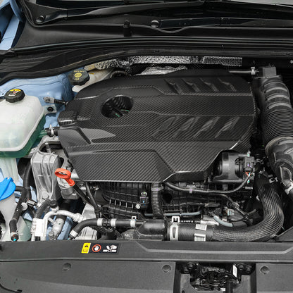 OEM Fit Dry Carbon Fiber Engine Cover for Hyundai Elantra N CN7 2026 Create Carbon