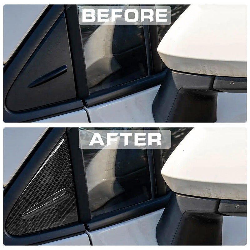 Premium Dry Carbon Fiber A-Pillar Window Trim for Toyota Corolla GR 2023-2025 | Triangle Side Trim