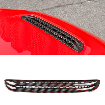 Create Carbon Dry Carbon Fiber Hood Vent Replacement for Honda Civic Type R FL5