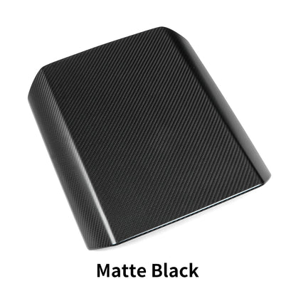 Carbon Fiber Center Console Armrest Box Panel Cover for Tesla Cybertruck 2024-2026