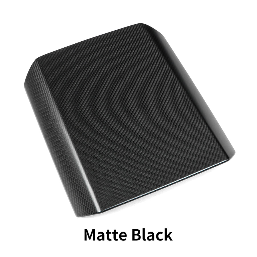 Tesla Cybertruck Center Armrest Panel Cover (2024–2026) | Dry Carbon