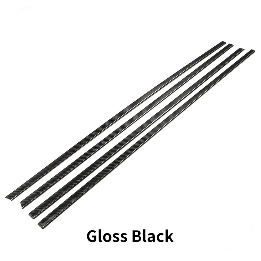 Tesla Cybertruck Window Molding Trim Covers (2024+) | Dry Carbon
