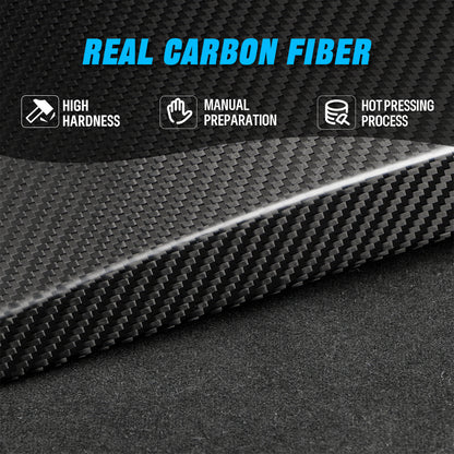 Create Carbon Carbon Fiber Mud Flaps Guards Fit for Tesla Cybertruck (2024 2025 2026) Front Bumper Protection