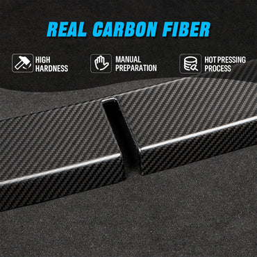 Dryvon Real Dry Carbon Fiber Frunk Sill Protector Cover for Tesla Cybertruck 2024+ Front Trunk Edge Guard Trim