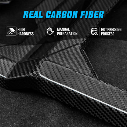 DRY Carbon Fiber Center Console Gear Shift Panel Cover for Tesla Cybertruck 2024-2026