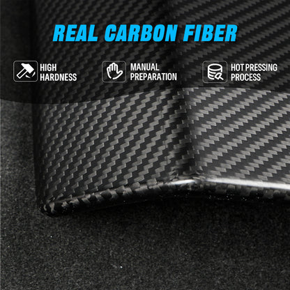 Carbon Fiber Center Console Armrest Box Panel Cover for Tesla Cybertruck 2024-2026