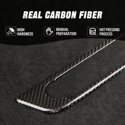 Create Carbon Dry Carbon Fiber A/C Button Panel Trim for Hyundai Elantra N 2024+ (LHD) Interior Climate Control Cover