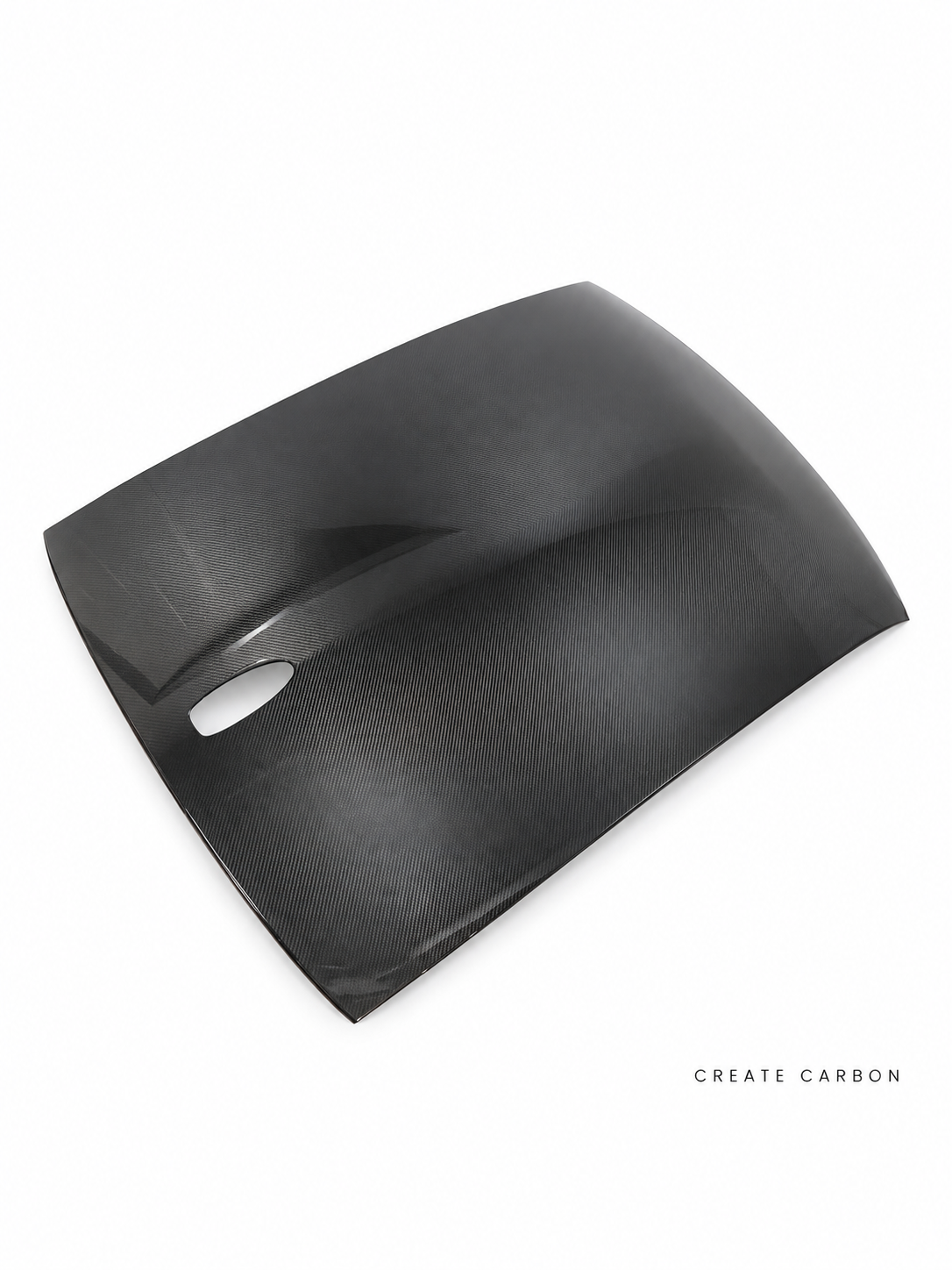 CREATE CARBON Honda Civic Type R FL5 2023+ dry carbon fiber roof overlay, adhesive-mounted cover