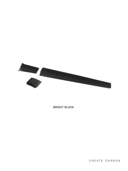 CREATECARBON dry carbon fiber dashboard panel trim for 2017–2021 Honda Civic Type R FK8 LHD