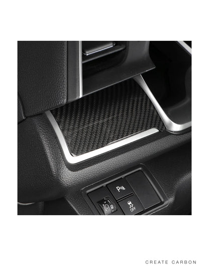 CREATECARBON dry carbon fiber dashboard panel trim for 2017–2021 Honda Civic Type R FK8 LHD – detail view 3