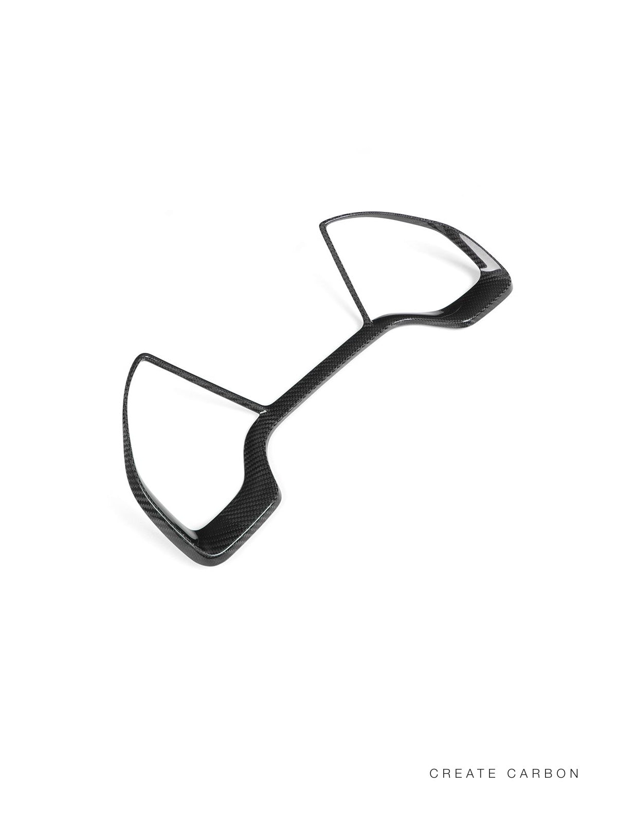 CREATECARBON dry carbon fiber instrument panel trim for 2017–2021 Honda Civic Type R FK8