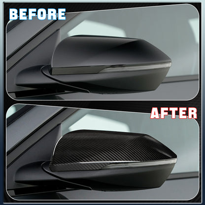Real Carbon Fiber Side Rearview Mirror Cover For Hyundai Elantra N 2024+