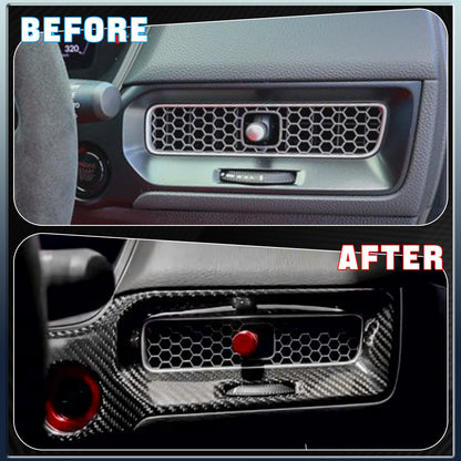 Create Carbon Dry Carbon Fiber Air Vent Frame Trim Kit for Honda Civic 11th Gen & Type R FL5 (RHD Only)