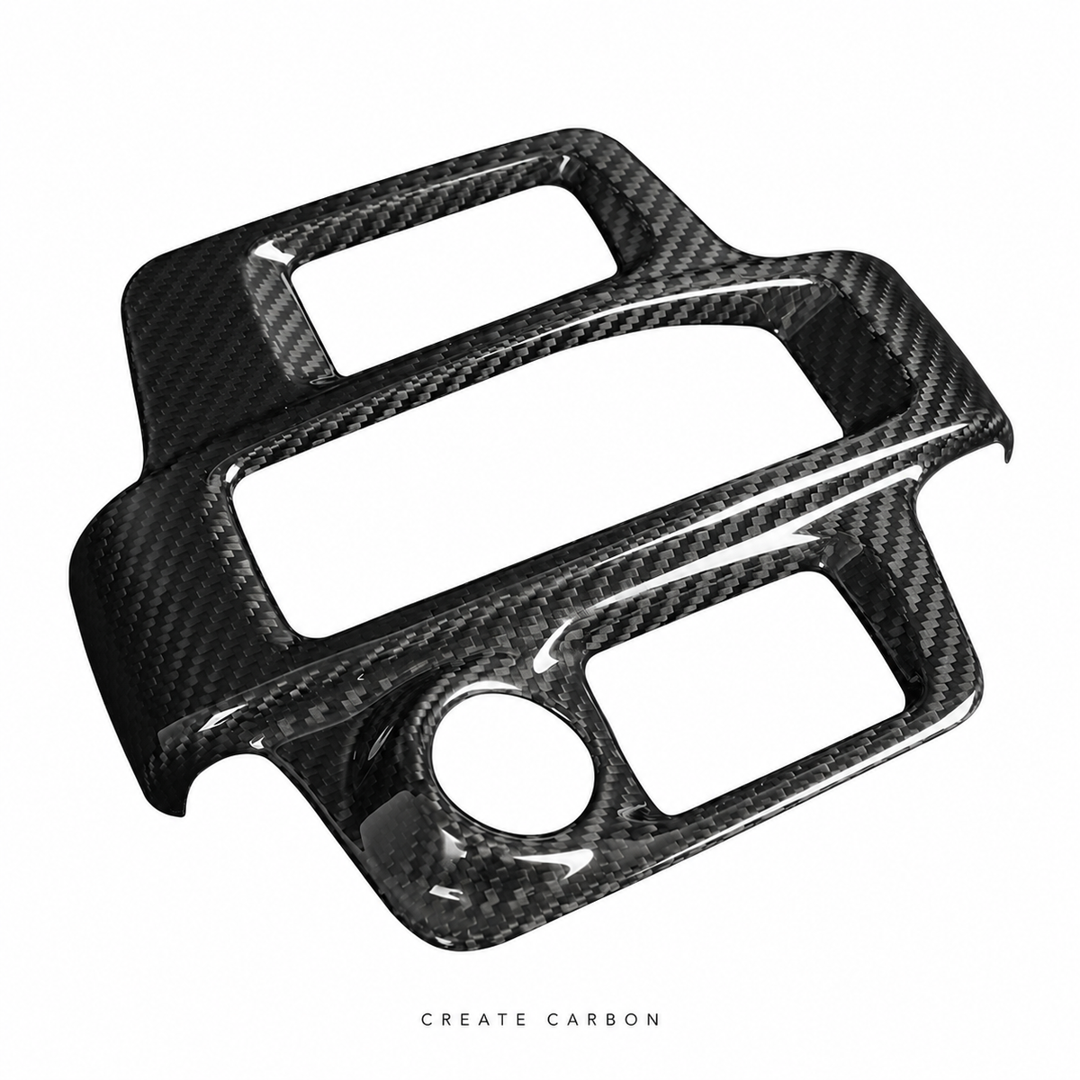 Honda Prelude BF1 RHD glossy dry carbon gear shift panel cover by CREATE CARBON