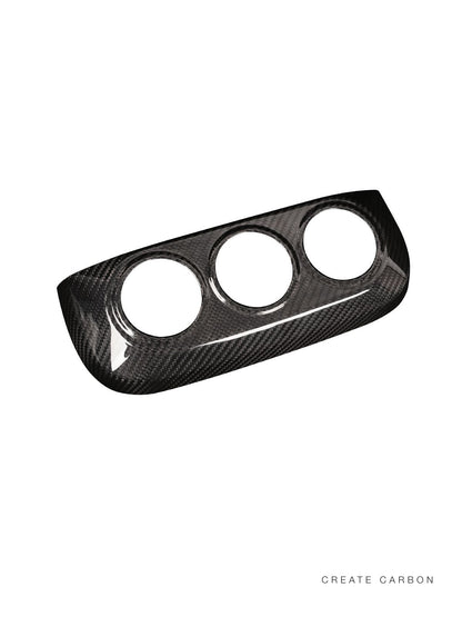 Dry carbon fiber AC climate control panel cover for 2023+ Nissan Z RZ34