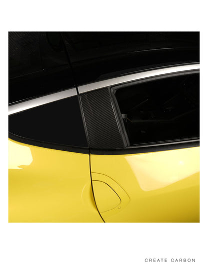 Dry carbon fiber B-pillar trim covers for 2023+ Nissan Z RZ34 – image 2