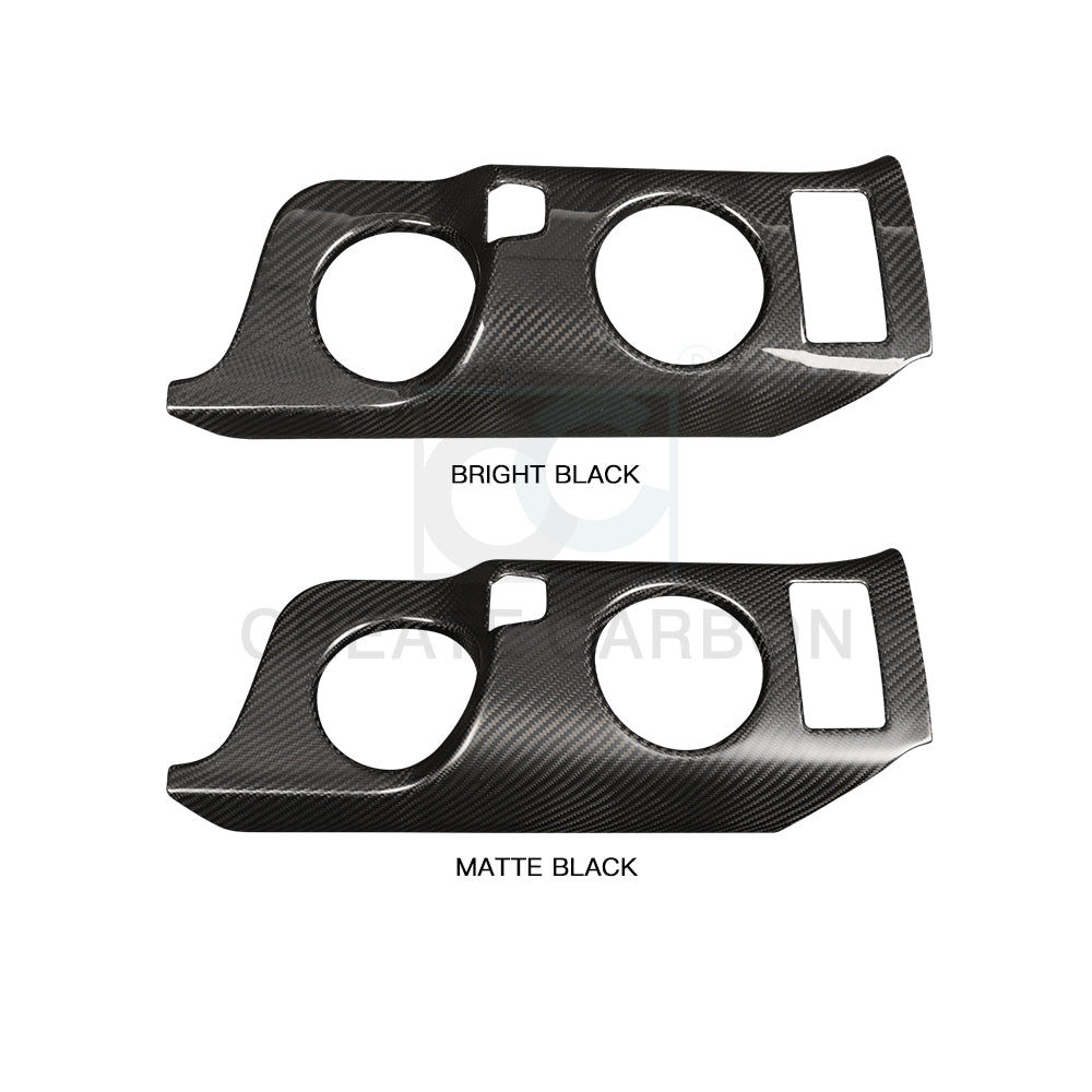 Dry carbon fiber center console cup holder insert for 2023+ Nissan Z RZ34 – image 2