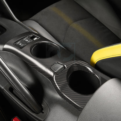 Dry carbon fiber center console cup holder insert for 2023+ Nissan Z RZ34 – image 6