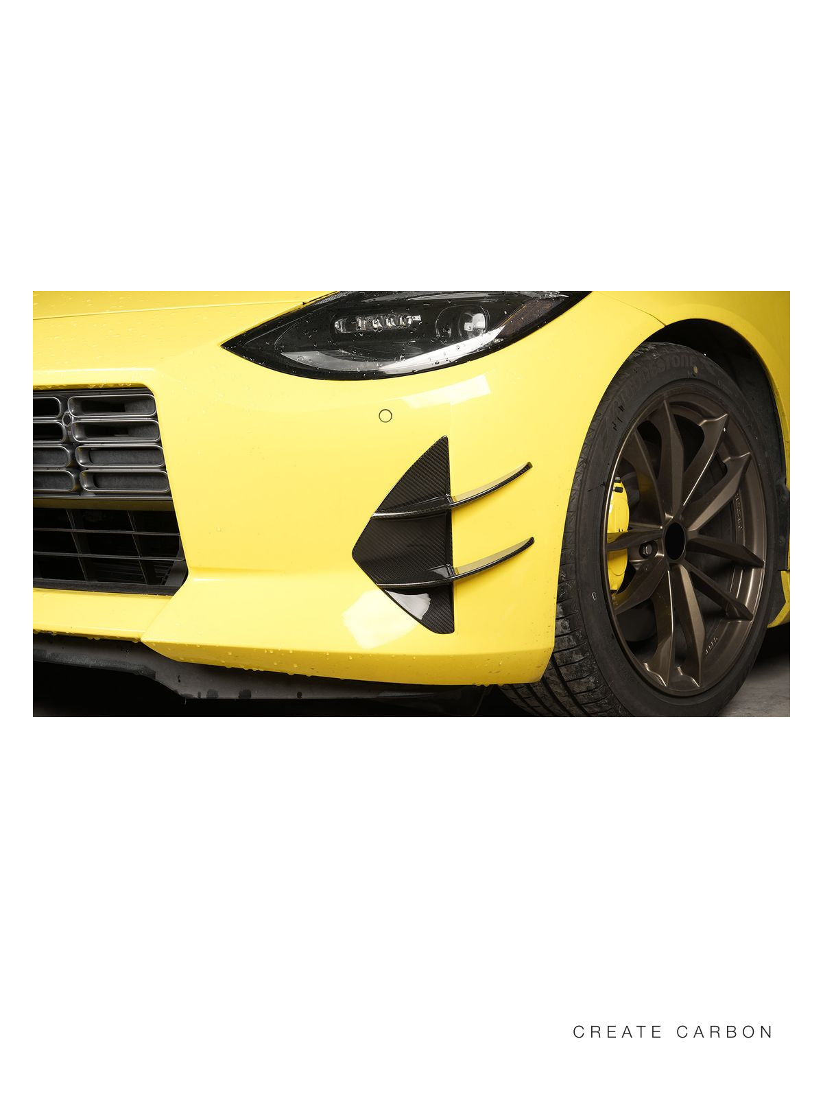 Dry carbon fiber front lip splitter for Nissan Z RZ34 – image 3