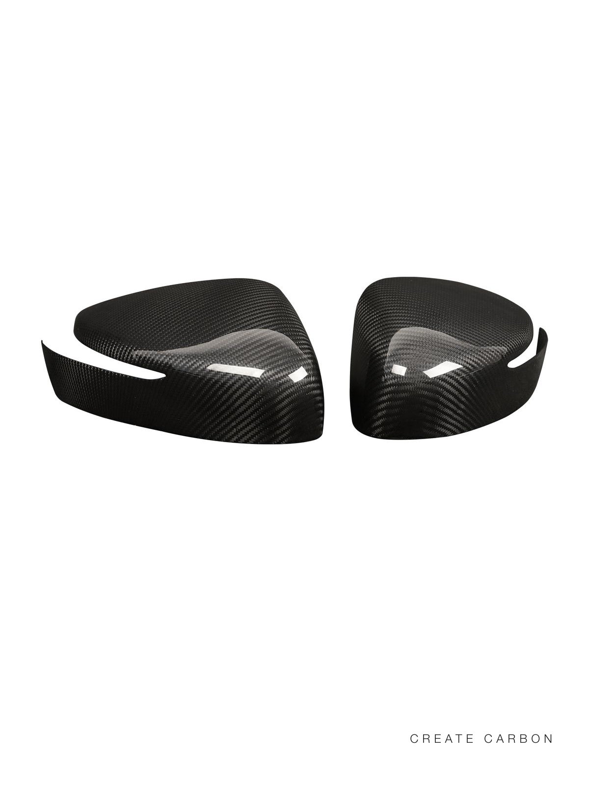 Two-piece dry carbon fiber side mirror covers for 2023+ Nissan Z RZ34