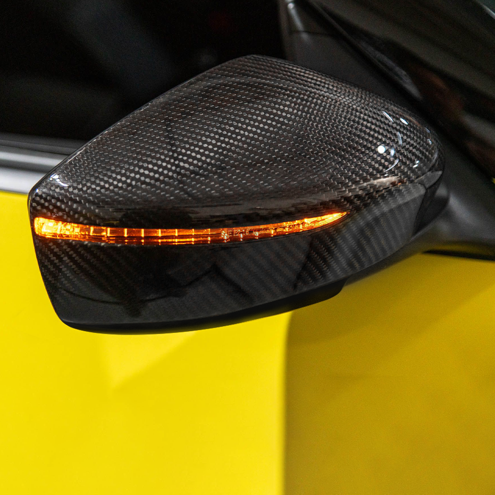Two-piece dry carbon fiber side mirror covers for 2023+ Nissan Z RZ34 – image 2