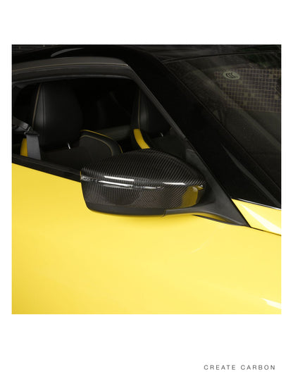 Two-piece dry carbon fiber side mirror covers for 2023+ Nissan Z RZ34 – image 3