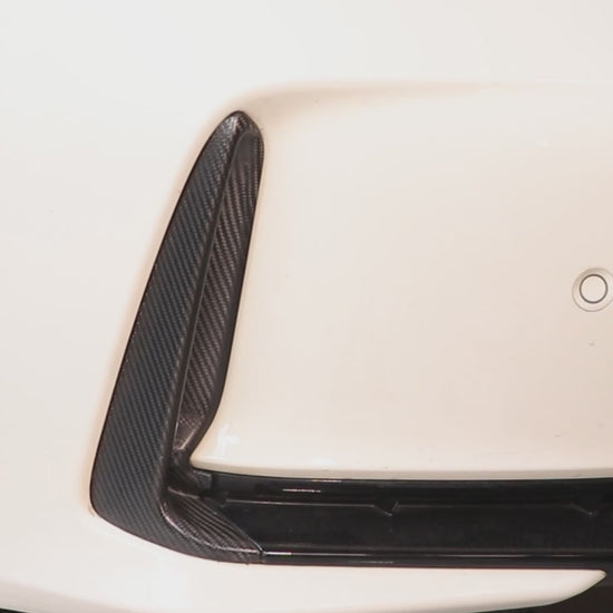 Create Carbon Dry Carbon Fiber Front Duct Cover Set (2PCS) for HONDA CIVIC Type R FL5