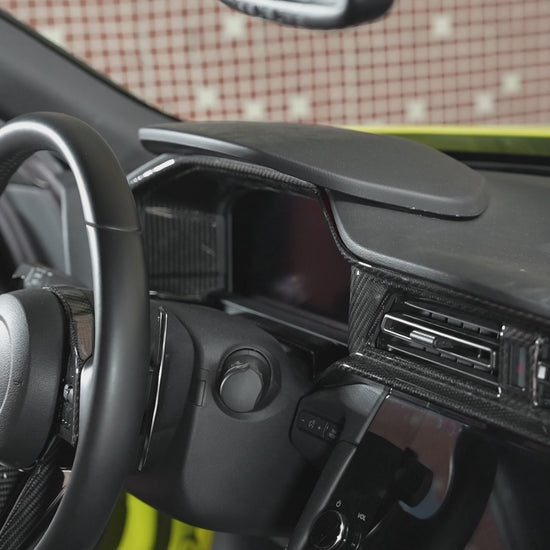 CreateCarbon Dry Carbon Fiber Center Console Dashboard Panel Cover for Nissan Z 400Z RZ34 Fairlady Z 2023-2026+