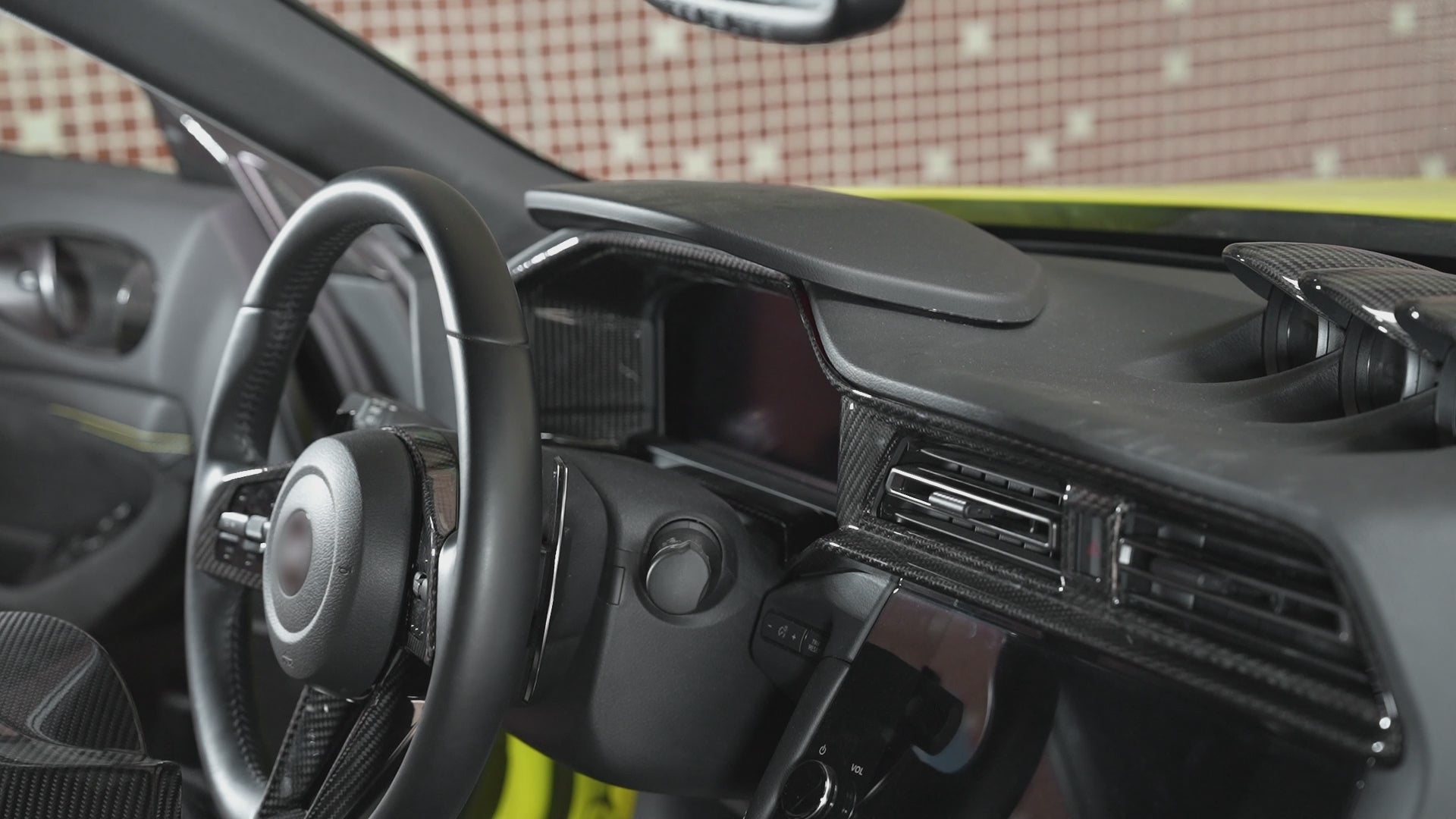 CreateCarbon Dry Carbon Fiber Center Console Dashboard Panel Cover for Nissan Z 400Z RZ34 Fairlady Z 2023-2026+