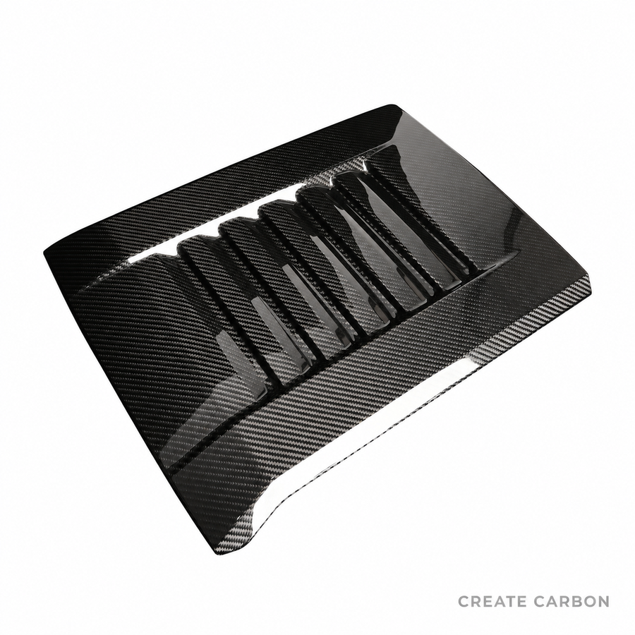 CREATE CARBON 2024+ Toyota Tacoma Dry Carbon Fiber Hood Vent Cover (Overlay)